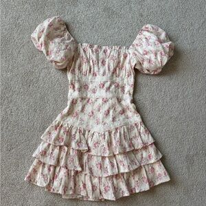 Floral Puff Sleeve Dress